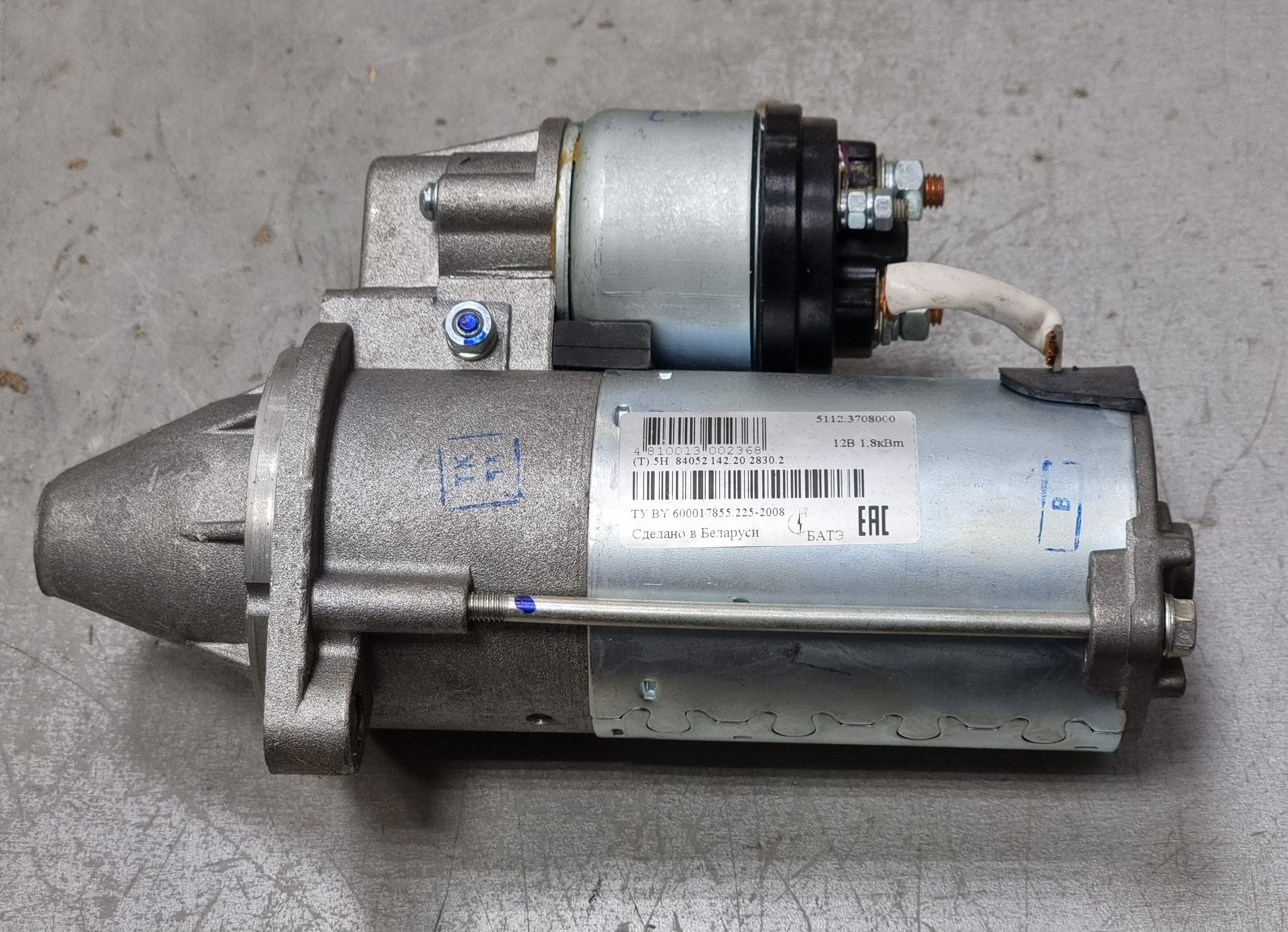 Стартер 406/514 дв. редукторный БАТЭ 5112.3708 12в. 1,8кВт Стартер 406/514 дв. редукторный БАТЭ 5112.3708 12в. 1,8кВт