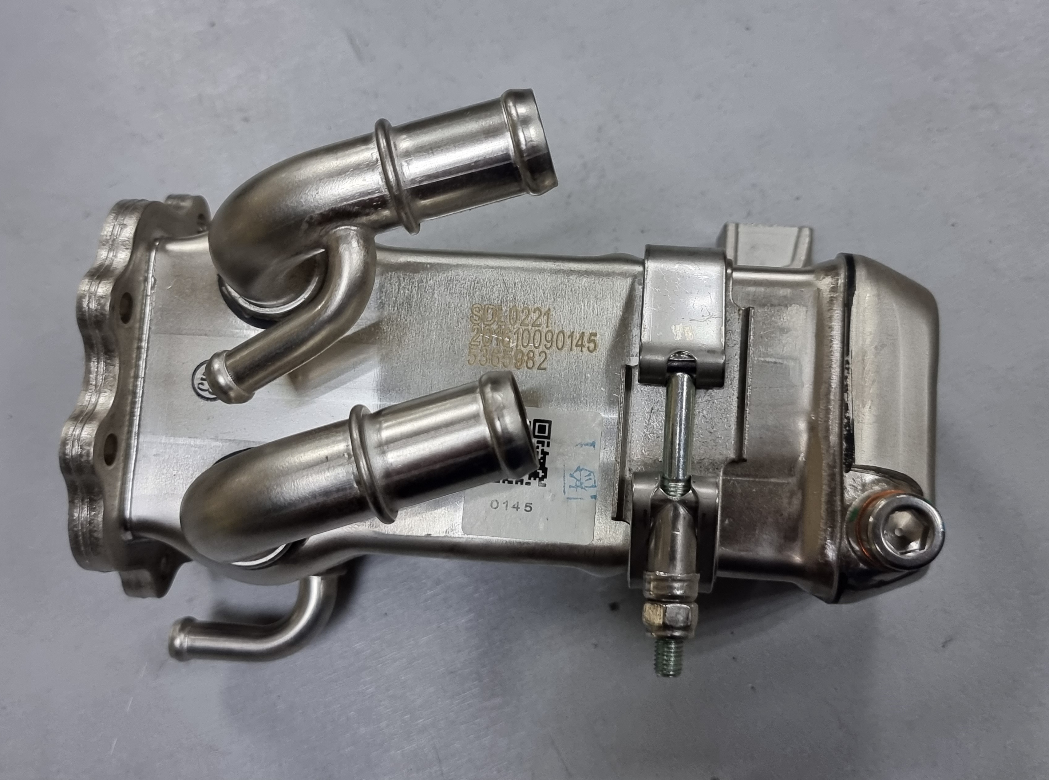 Охладитель ГАЗ-3310 дв.CUMMINS ISF 3.8 отработавших газов (EGR, ЕГР) Охладитель ГАЗ-3310 дв.CUMMINS ISF 3.8 отработавших газов (EGR, ЕГР)