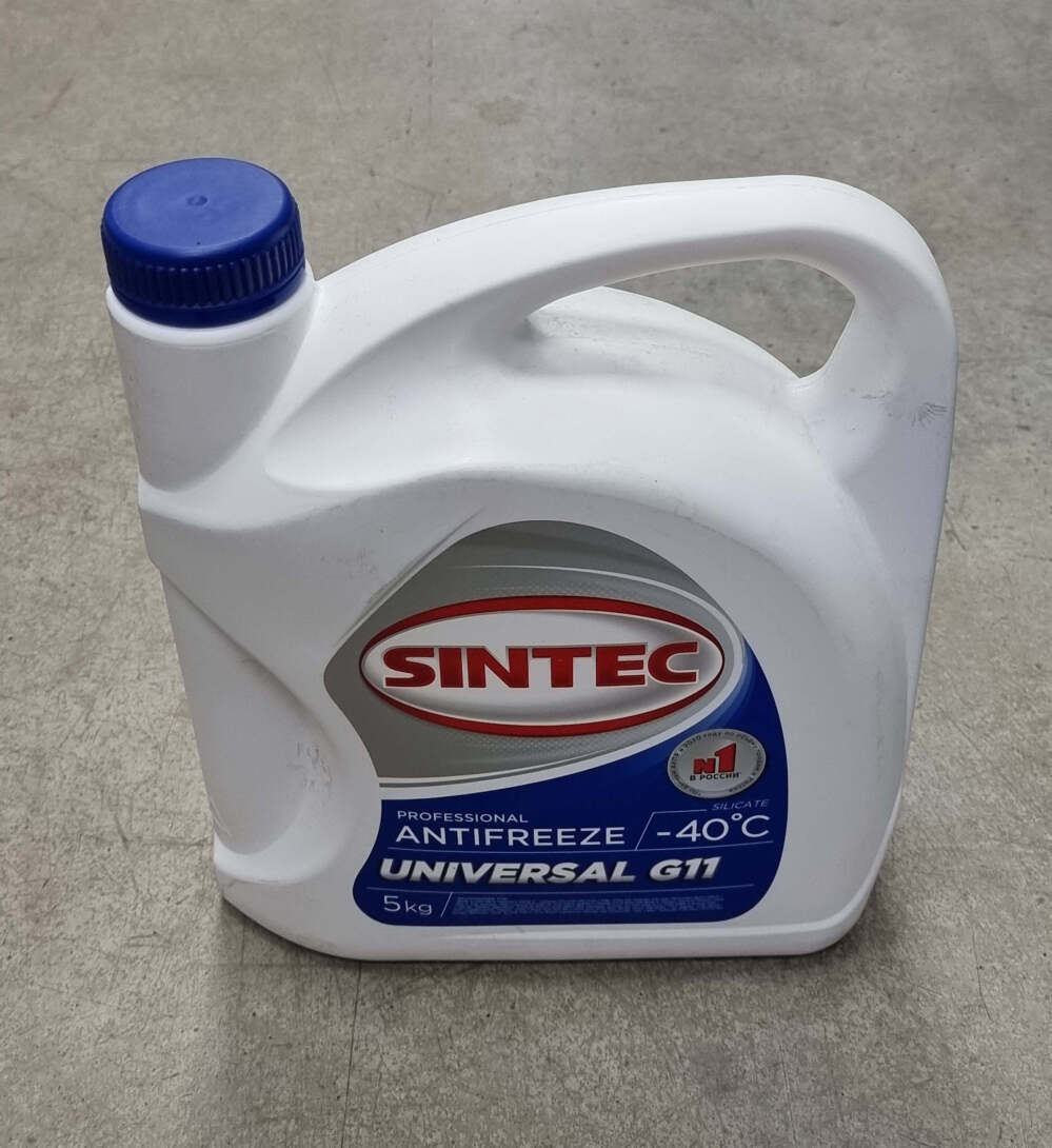 Антифриз 5кг синий G-11 SINTEC UNIVERSAL Антифриз 5кг синий G-11 SINTEC UNIVERSAL