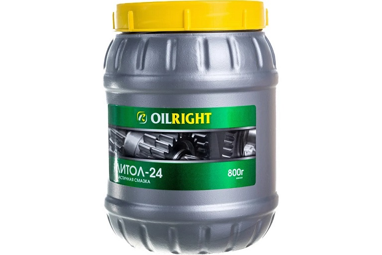 Пластичная смазка OILRIGHT Литол-24 800г Пластичная смазка OILRIGHT Литол-24 800г