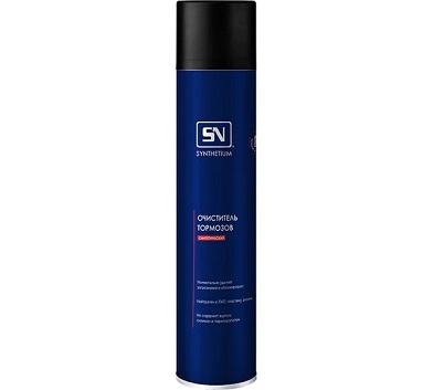 Очиститель тормозов SYNTHETIUM аэрозоль 1 л SN4309 Очиститель тормозов SYNTHETIUM аэрозоль 1 л SN4309