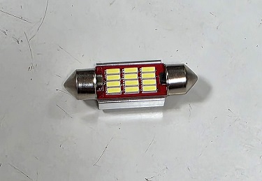 Автолампа 12-5-2 (2х цокольная) LED 41mm. 12smd Candus белый салон, задний номер Автолампа 12-5-2 (2х цокольная) LED 41mm. 12smd Candus белый салон, задний номер