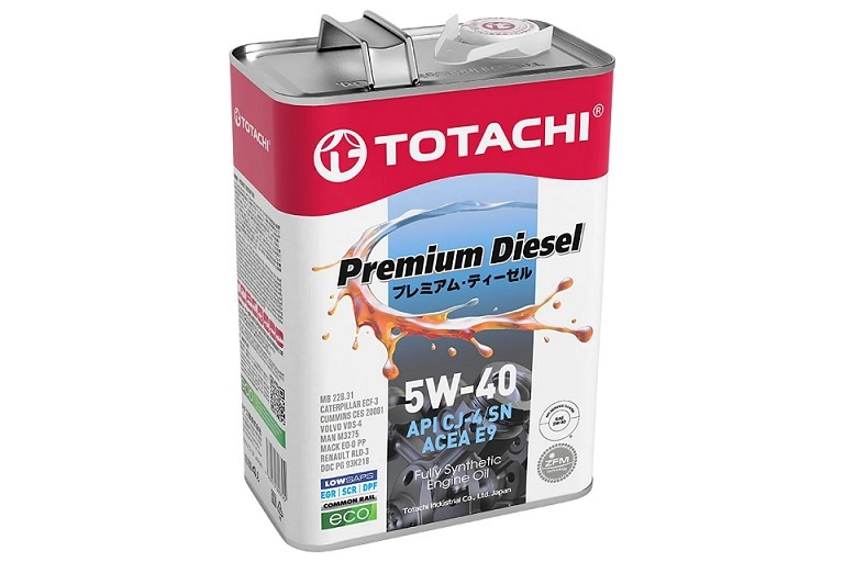 �.�������� TOTACHI Premium Diesel Fully Synthetic CJ-4/SN 5W-40 4�